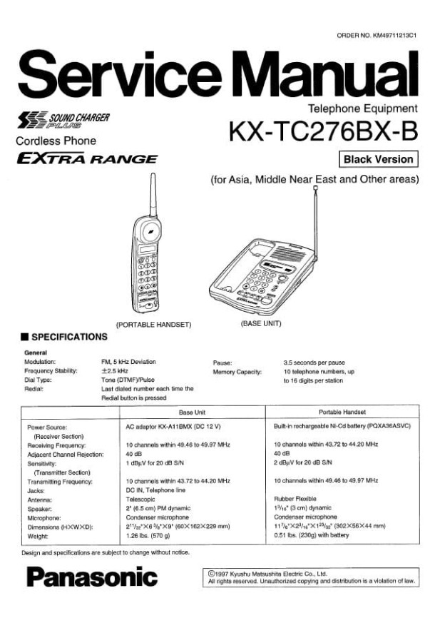 KX-TC276BX-B